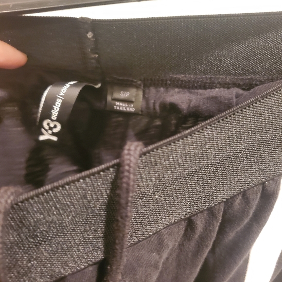 Y-3 Black and White Pants - Picture 5 of 8